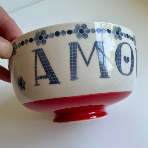 By Anthropologie Other - Anthropologie Amour Ceramic Bowl